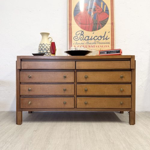 Brutalist chest of drawers